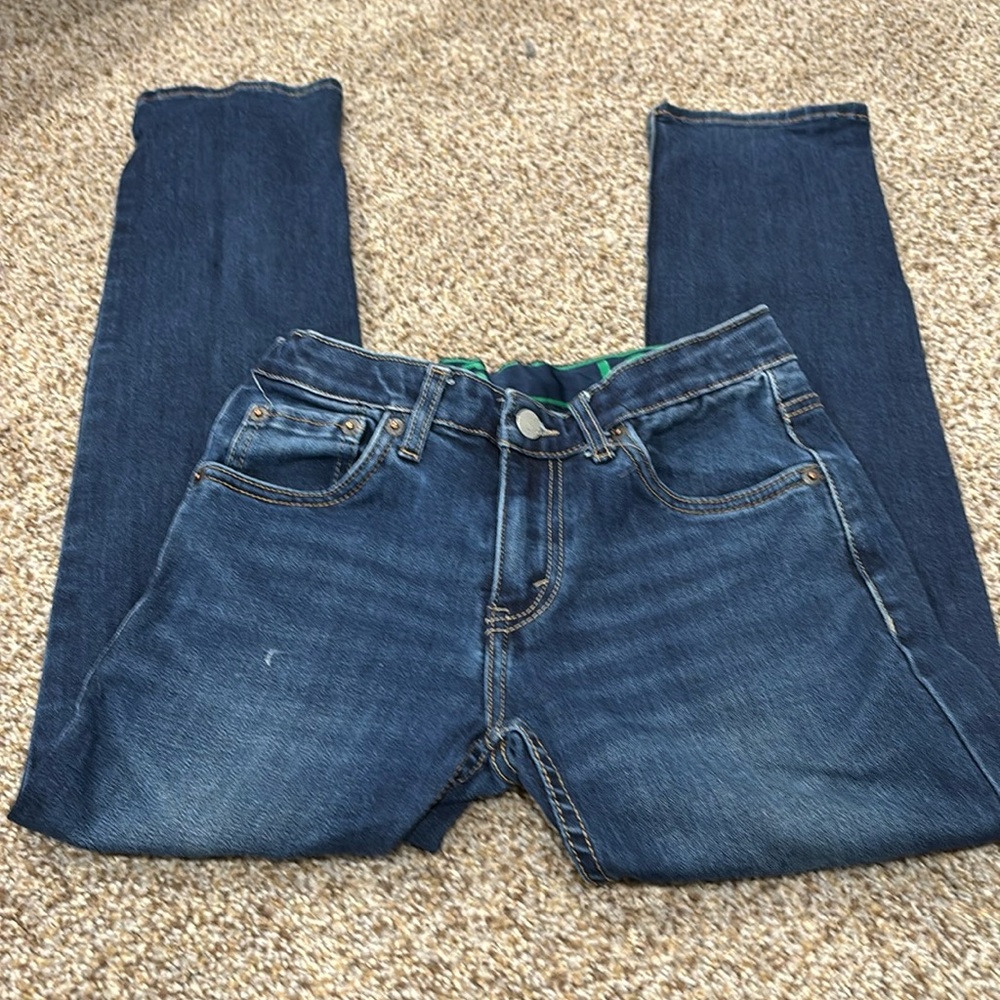 Levi’s 511 Boy’s Slim Fit Jeans Dark Blue Wash - Picture 2 of 5